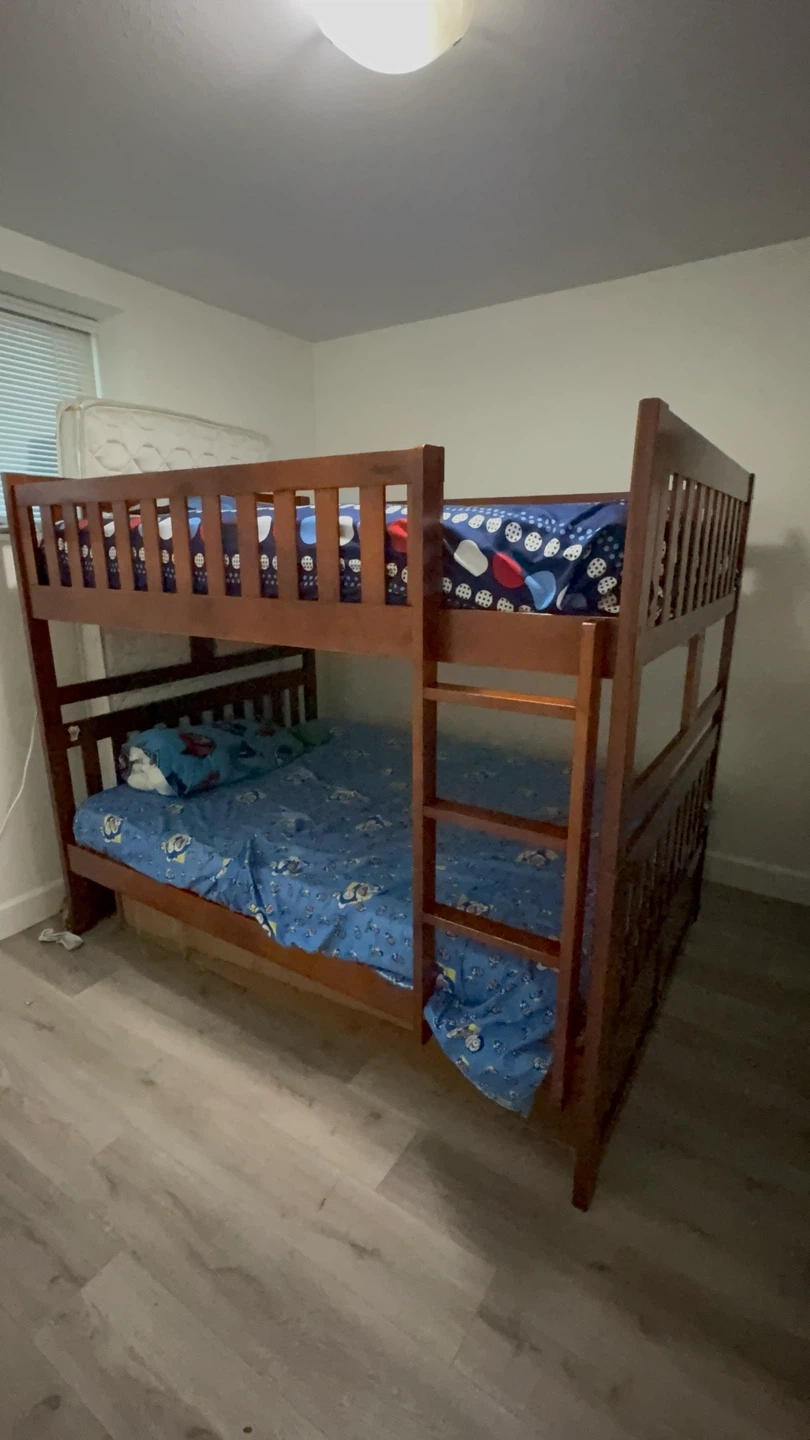 Wooden Twin Bunk Bed - photo 3