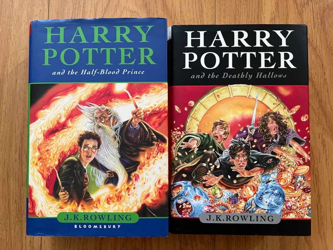 Harry Potter and the Half-Blood Prince & Deathly Hallows Books