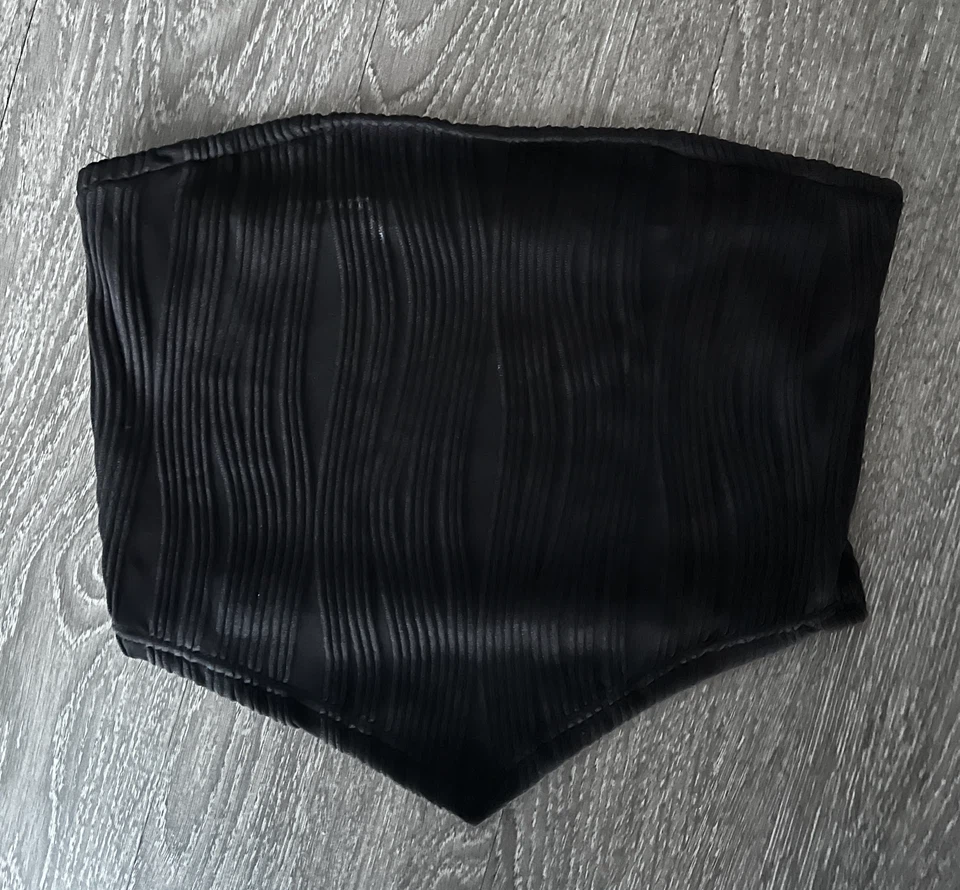 Black Bandeau Top