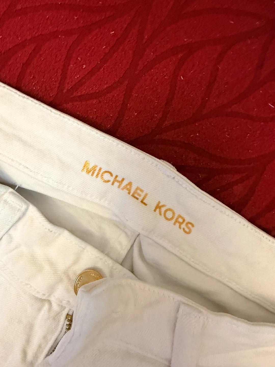 Michael Kors White Cropped Jeans - photo 2