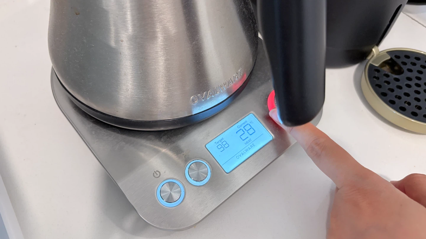 OVALWARE Electric Gooseneck Kettle with Scale - photo 2