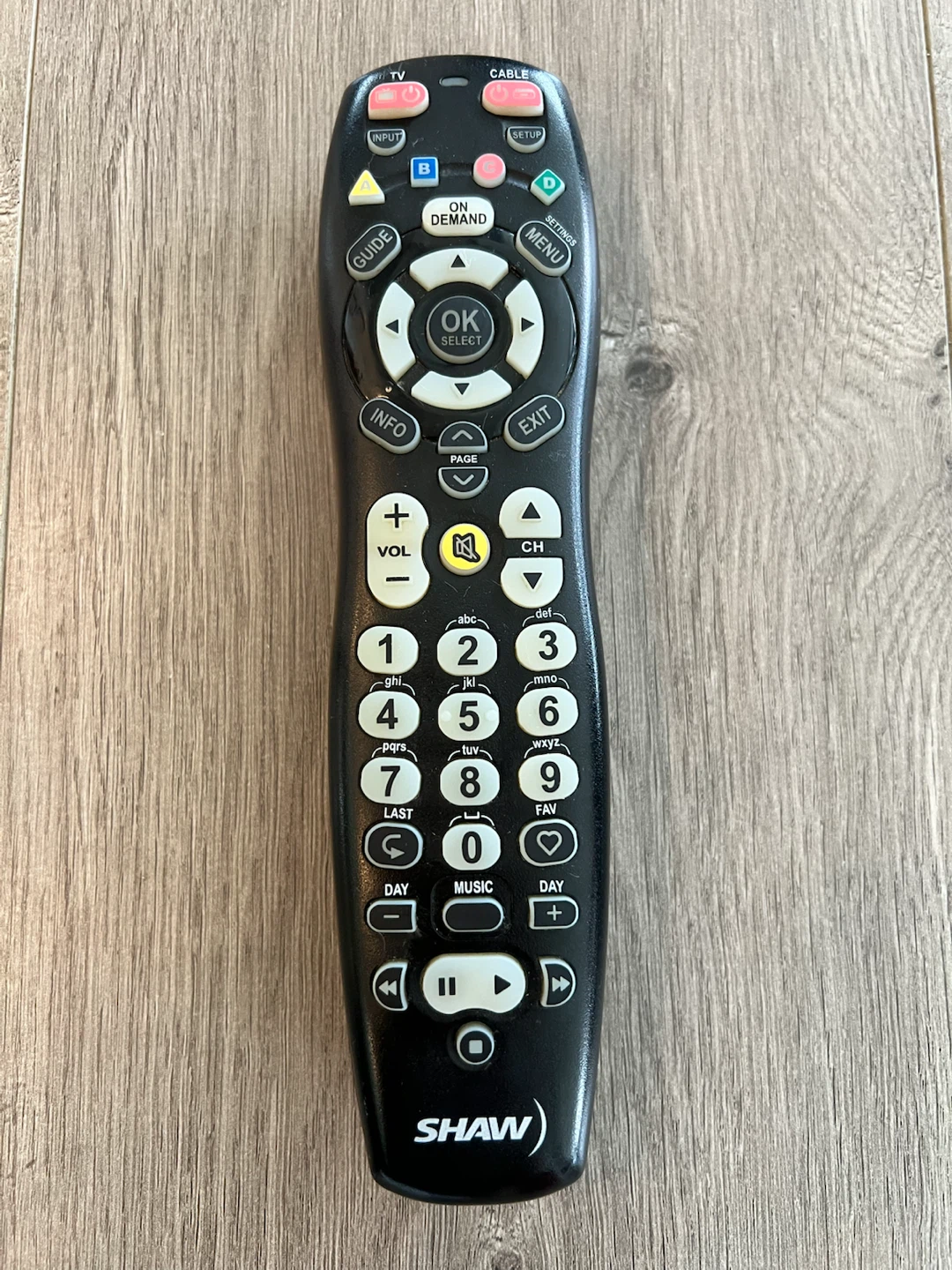 Shaw Universal Remote Control 2020B0-B1