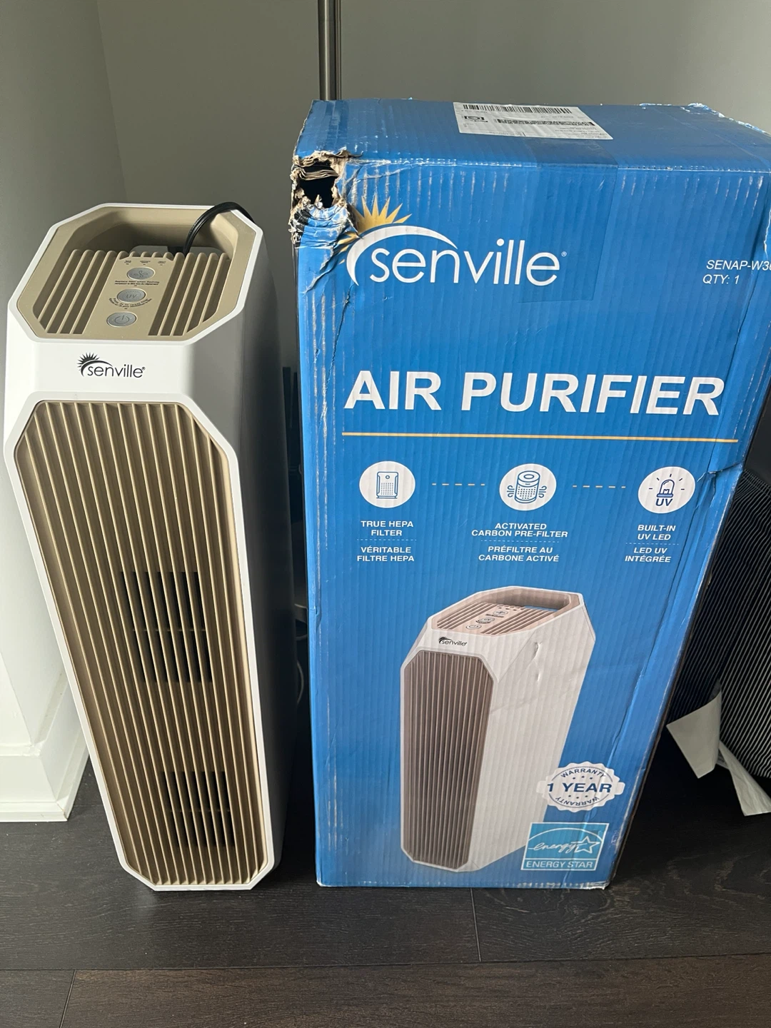 Moving Sale - Senville Air Purifier - photo 3