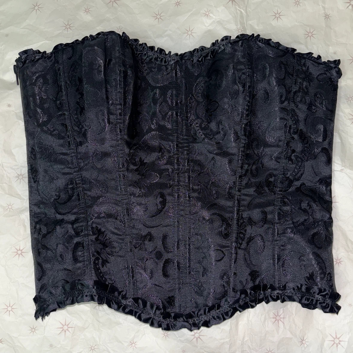 Brand New Black Boned Corset (Large) - photo 2