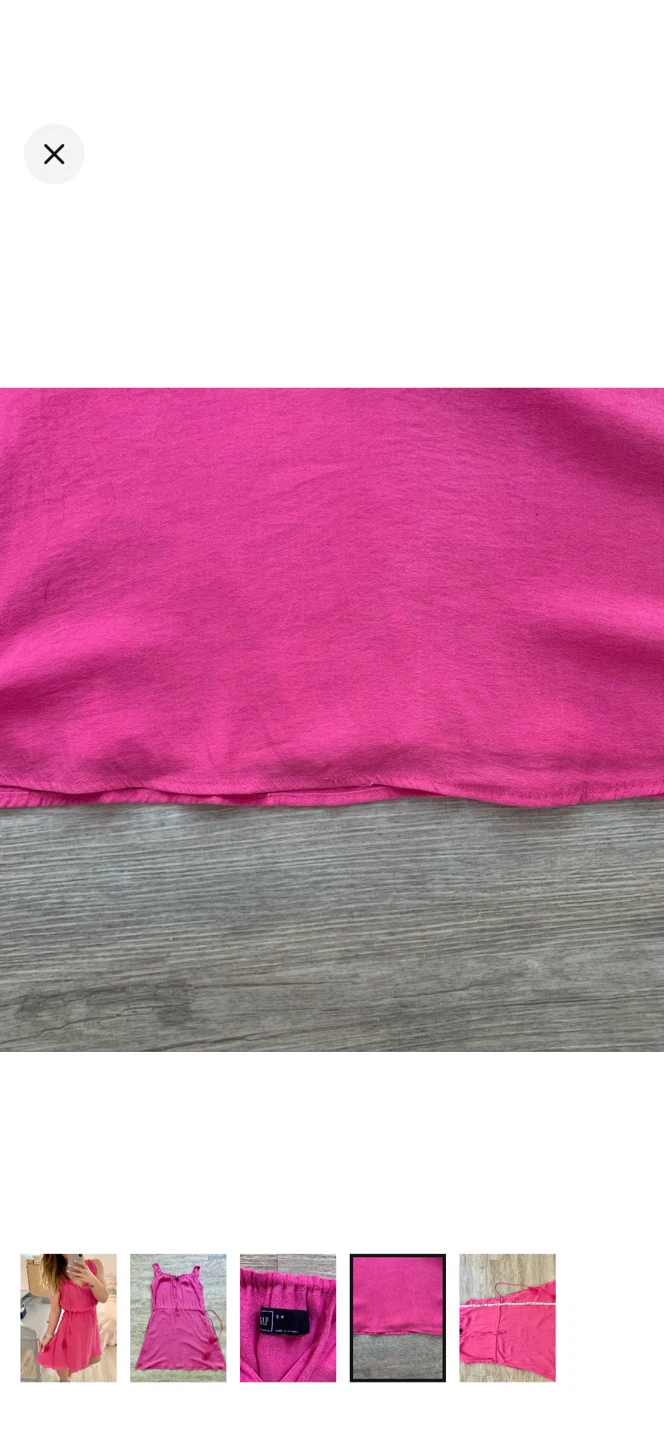 Gap Pink Dress with Tie Waist - photo 3