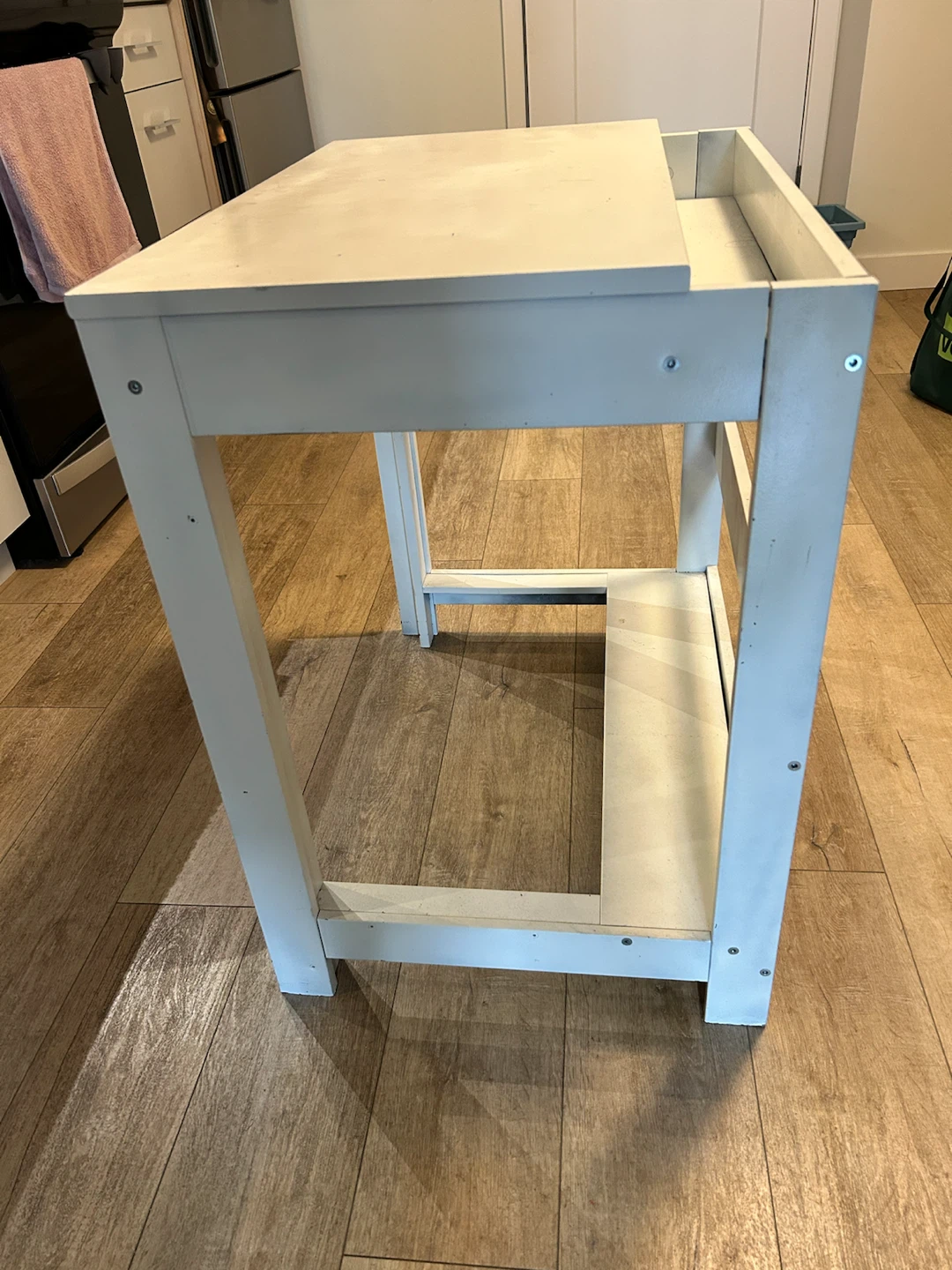 White Wooden Table - photo 2
