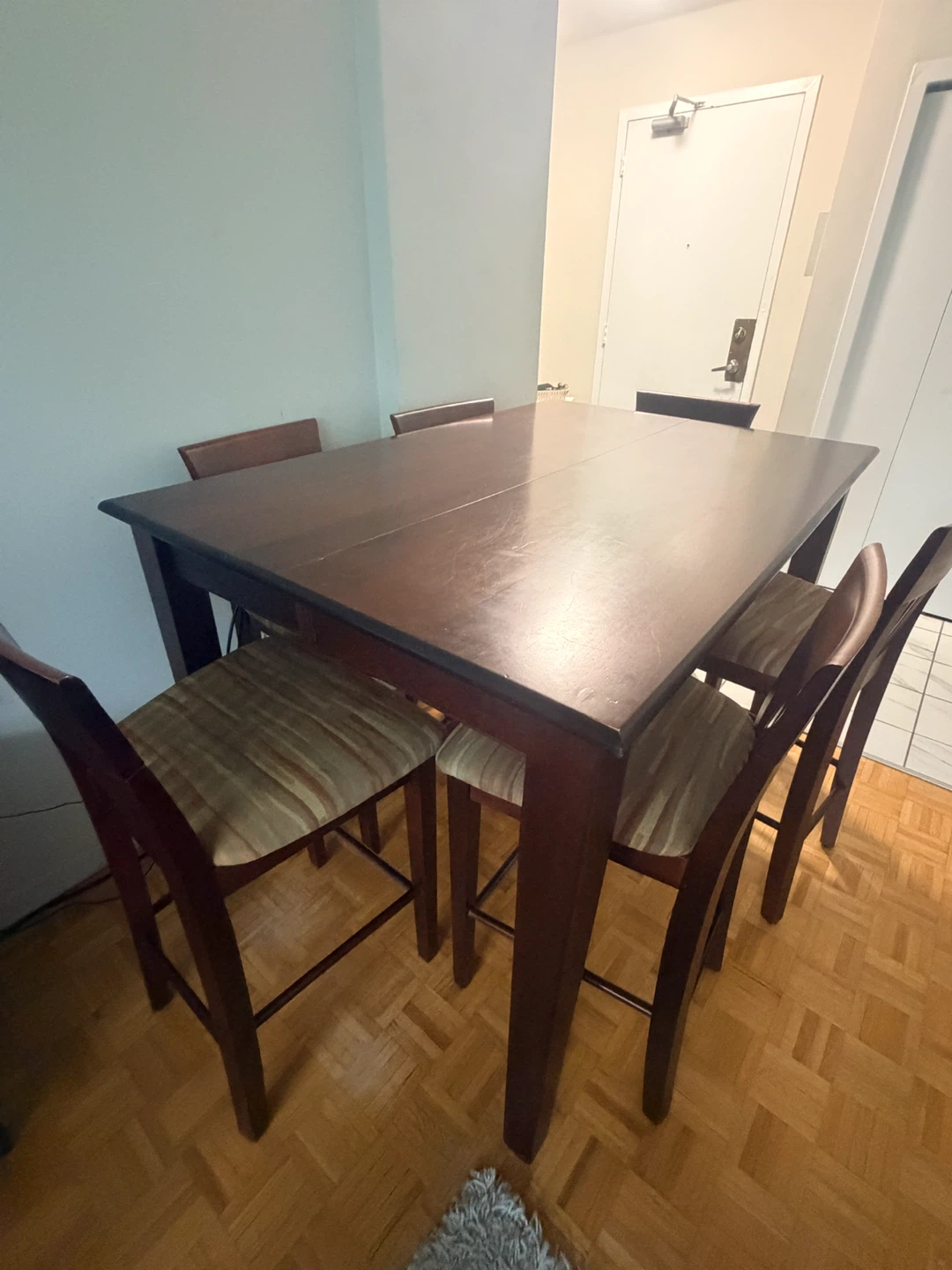 Dining Set – Seats 8 – Shermag Counter-Height Made in Canada - photo 3