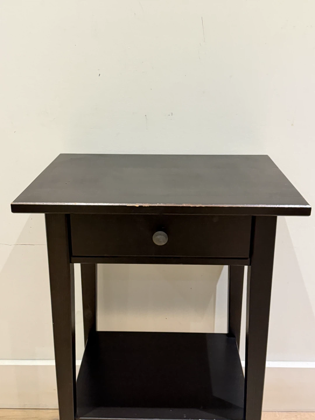 IKEA HEMNES Nightstand, black-brown - photo 2