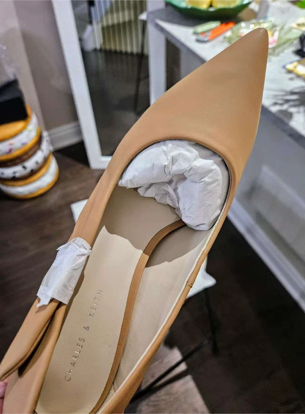 CHARLES & KEITH Tan Pointed Toe Heels - NEED TO SELL EVERYTHING - photo 5