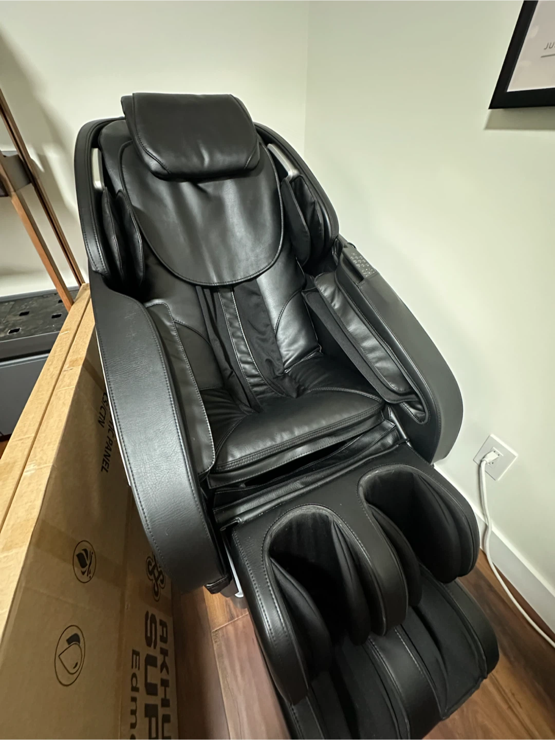 Black Leather Massage Chair
