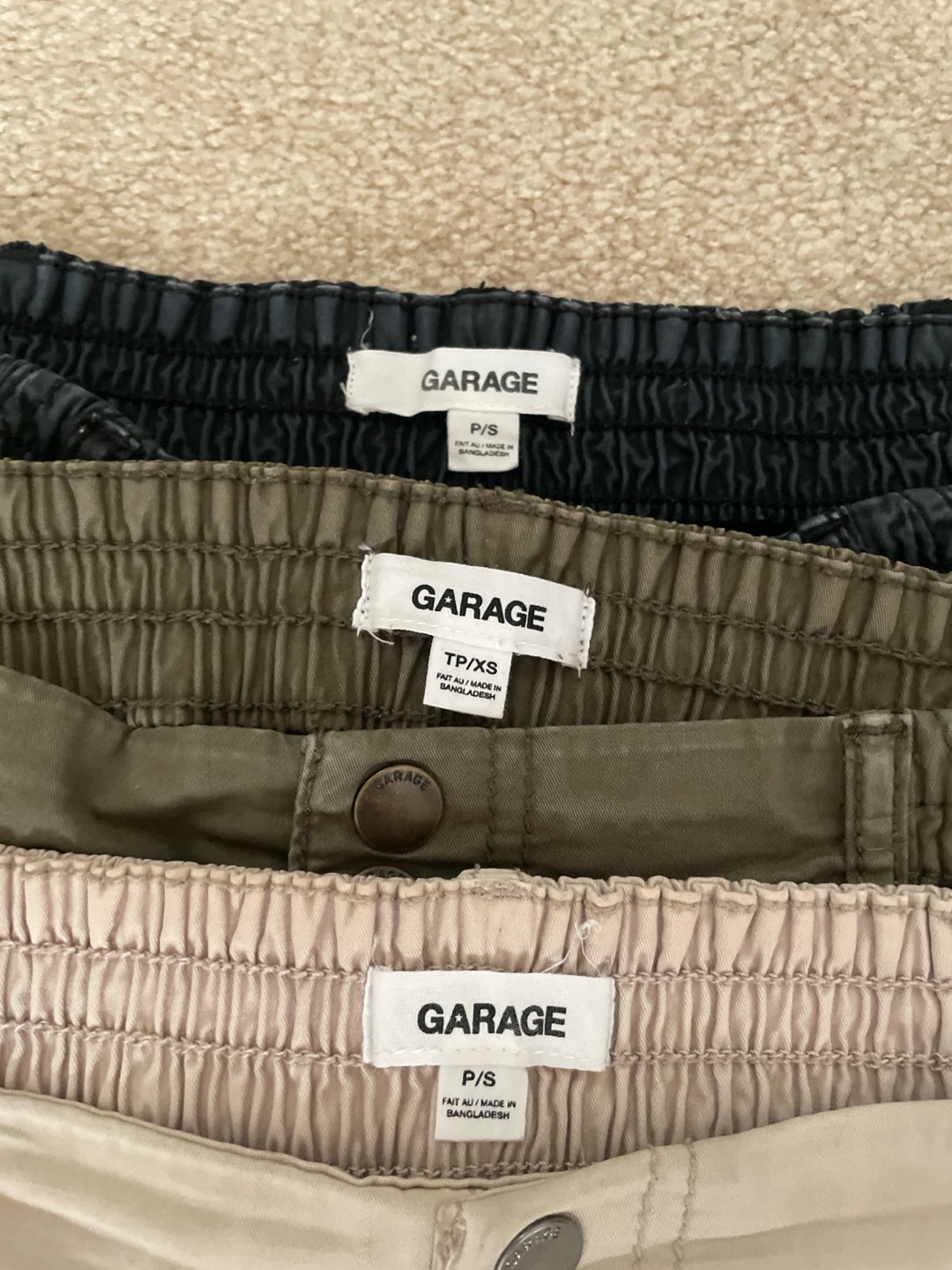 Garage Cargo Pants - 3 Pairs - photo 2