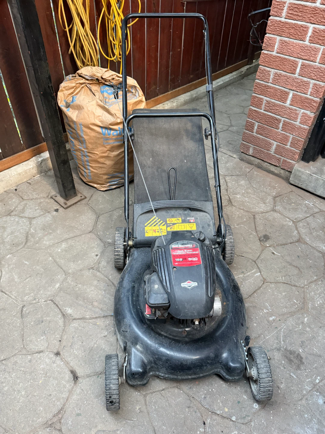 Yard machines lawn mower