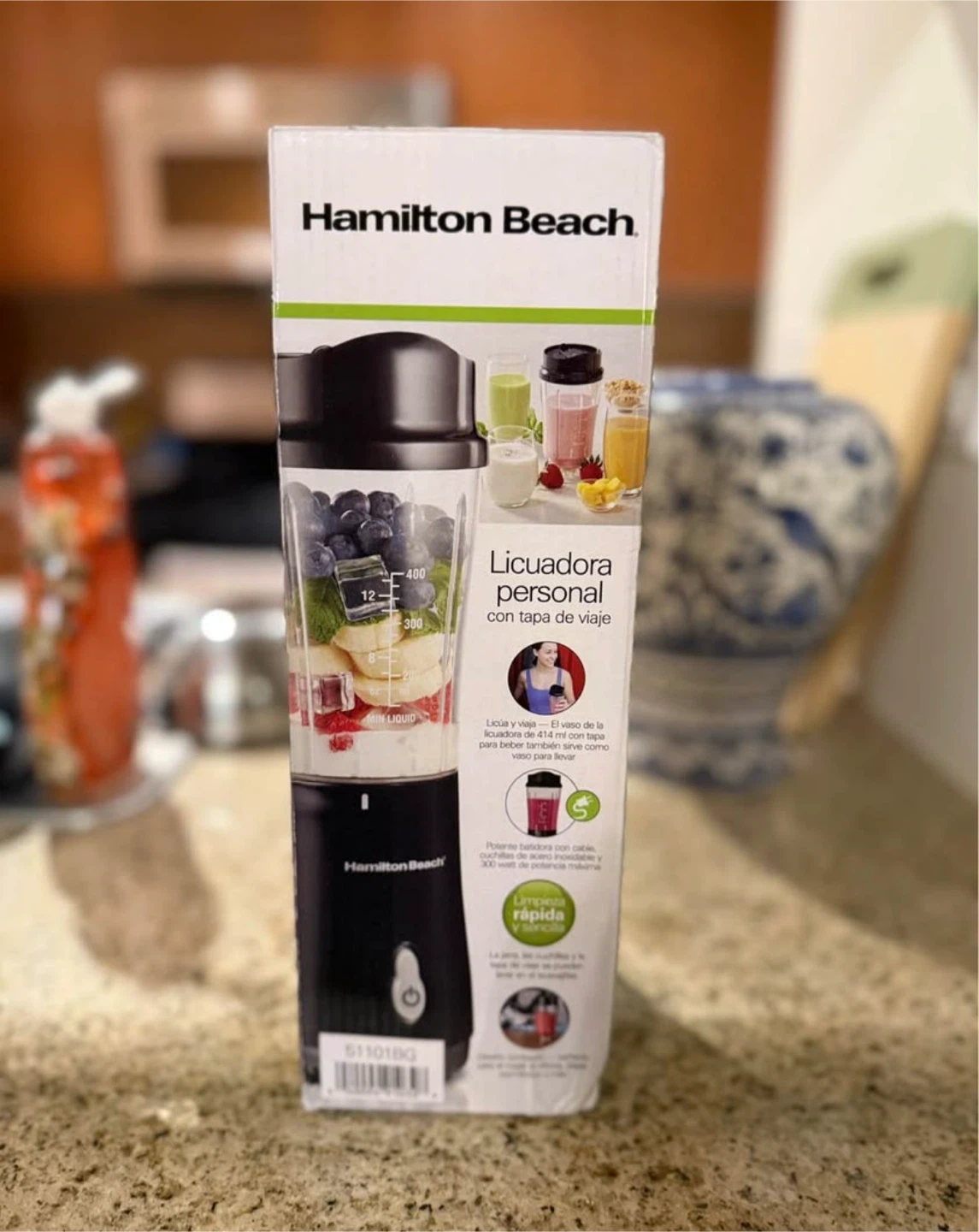 Hamilton Beach Personal Blender with Travel Lid