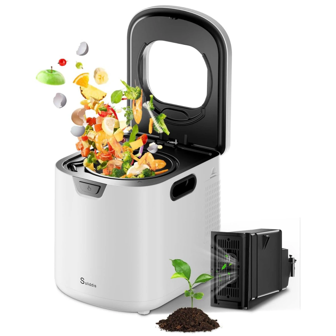 Brand New 4.2L Electric Kitchen Composter w/ Large Carbon Filter