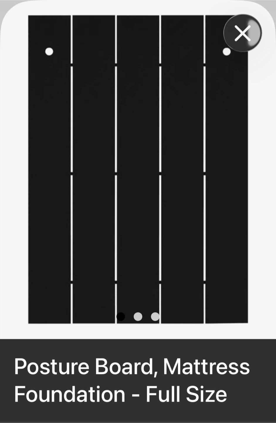 Black Slat Roll Bed Base for FULL size bed from The Brick - photo 5