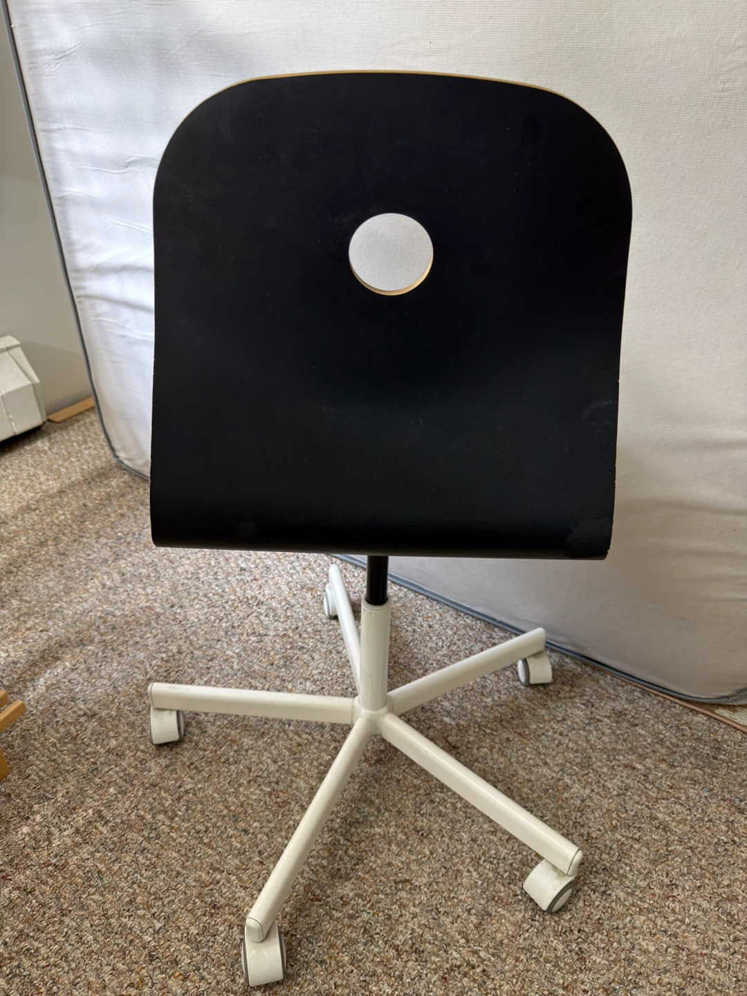 Black & White Swivel Chair - photo 2