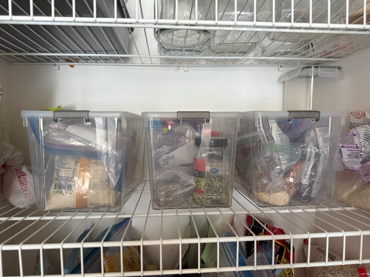 Clear Storage Bins with Lids