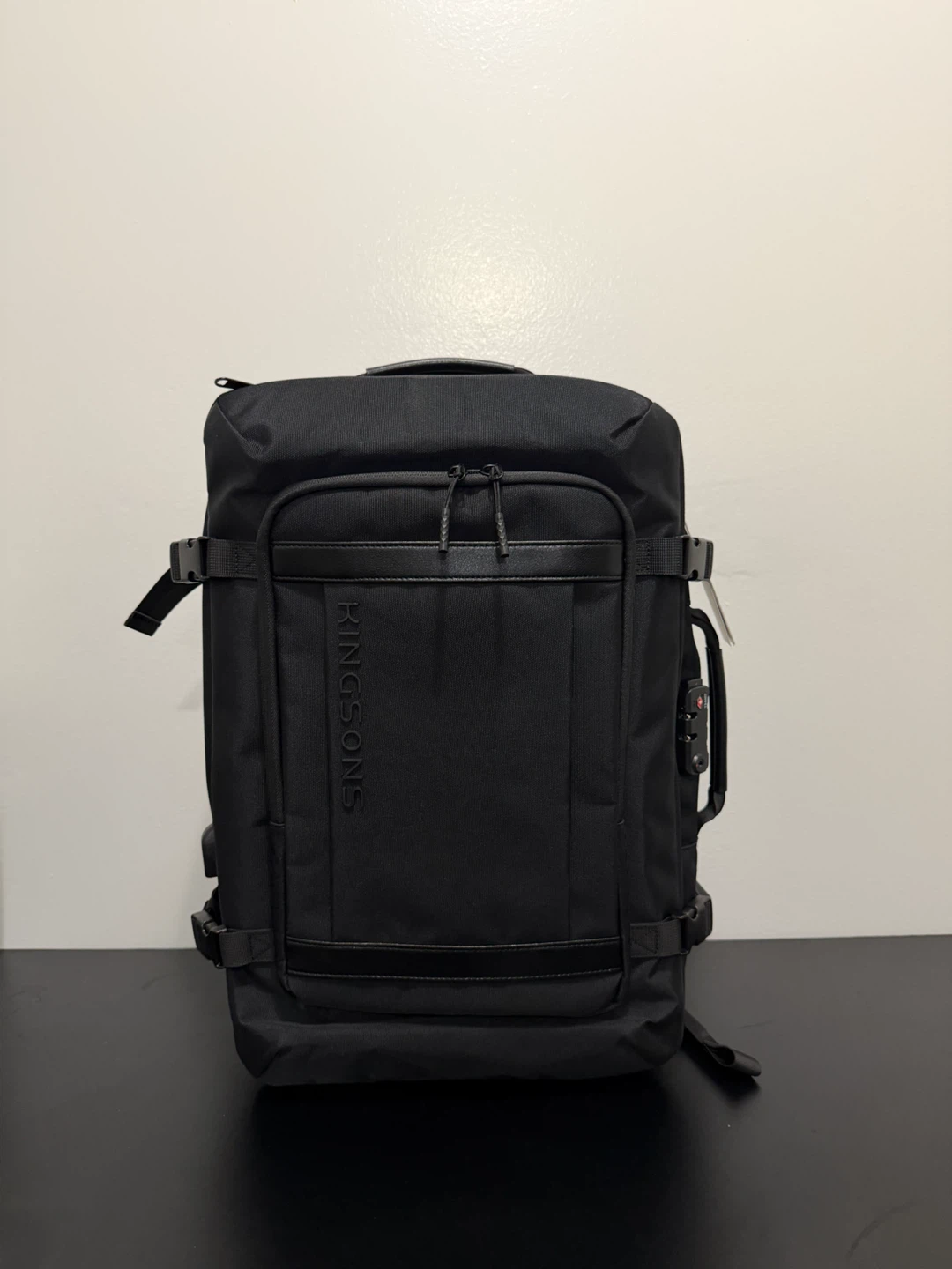 Kingsons Black Travel Backpack