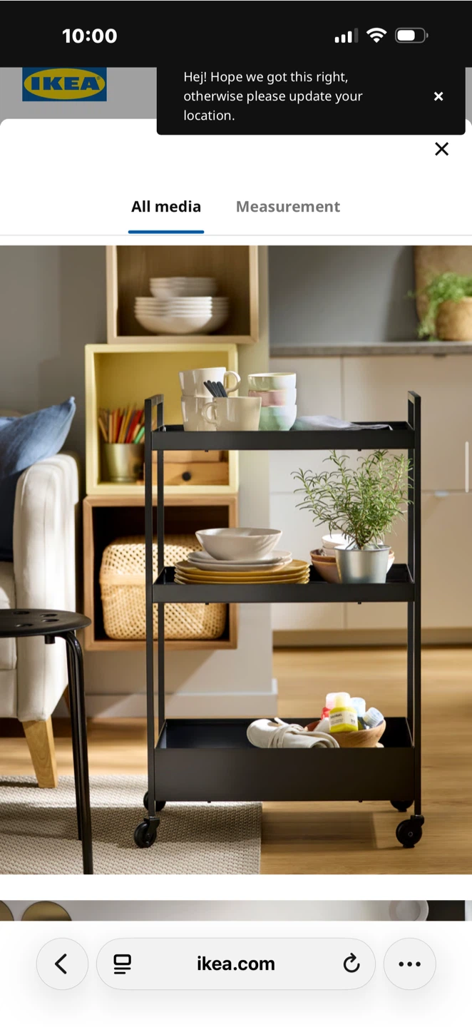 IKEA RÅSKOG Utility Cart on Wheels - photo 3