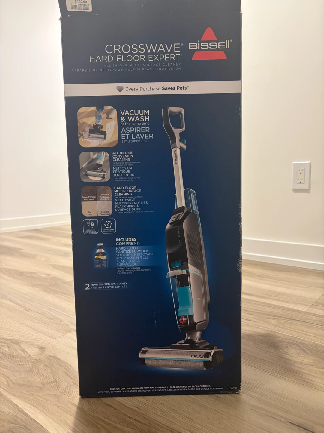 Bissell Crosswave Hard Floor Wet Vacuum