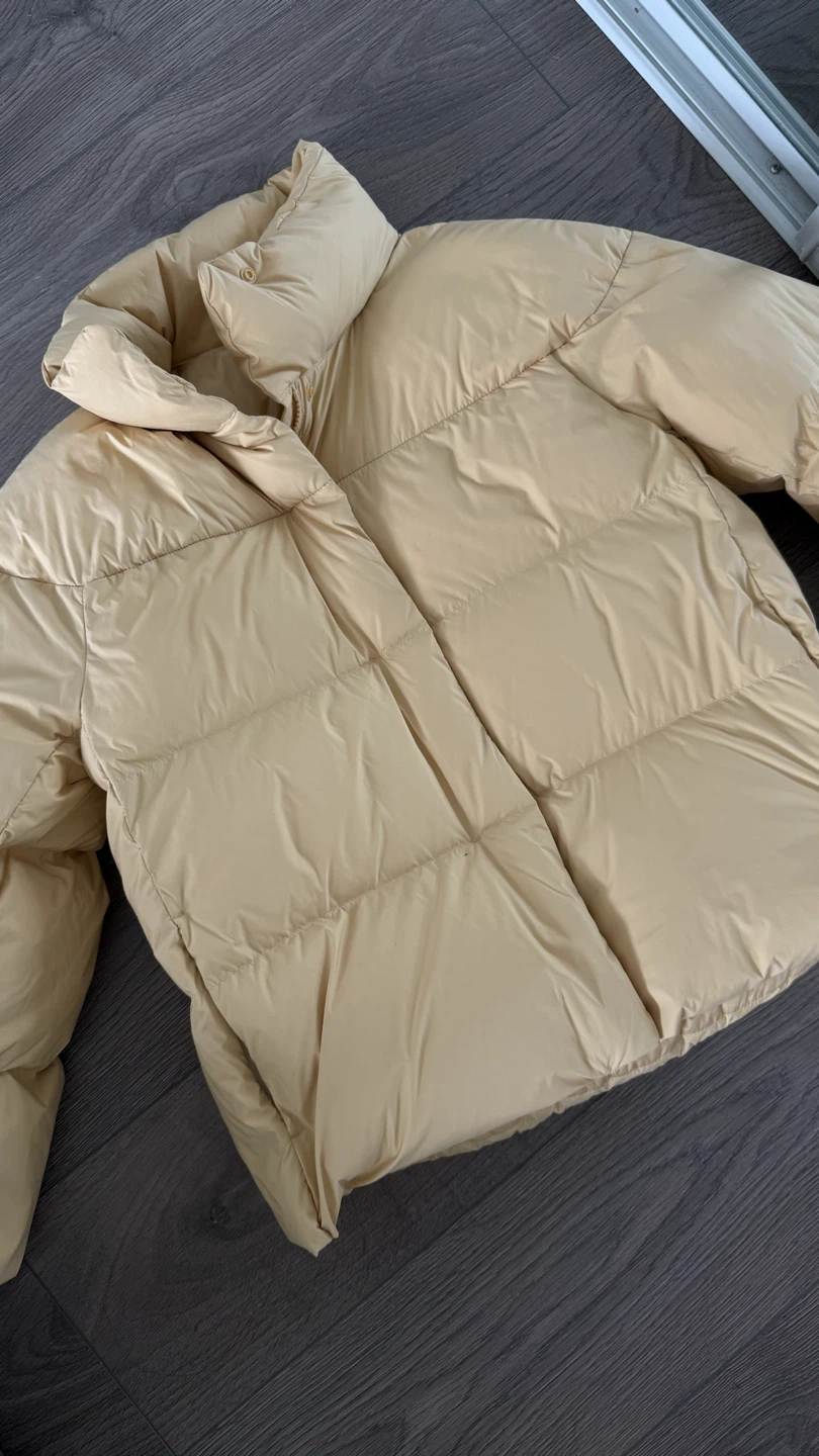 UNIQLO NANODESIGN Puffer Jacket - Beige - Size S