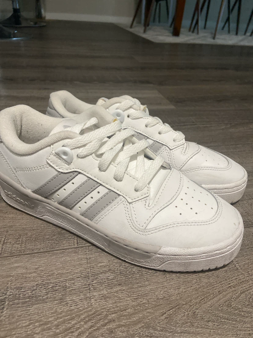 Adidas White & Grey Sneakers