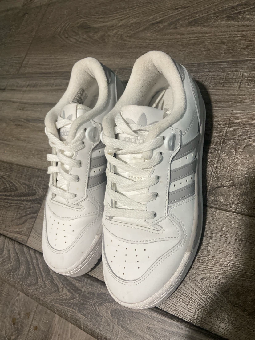 Adidas White & Grey Sneakers - photo 3
