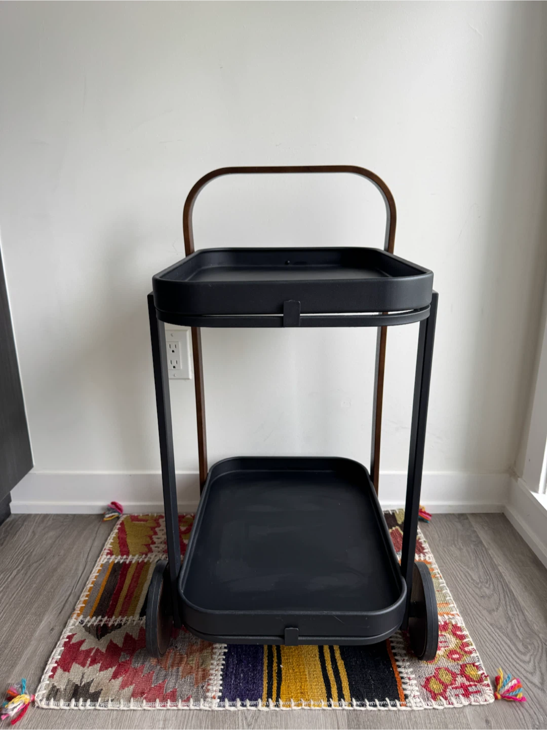 Umbra Black/Walnut Bar Cart - photo 2