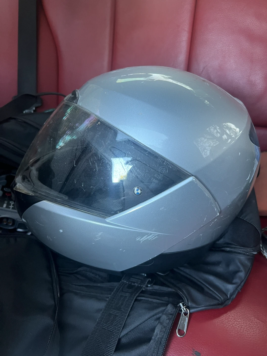 BMW Motorcycle Helmet - Silver
