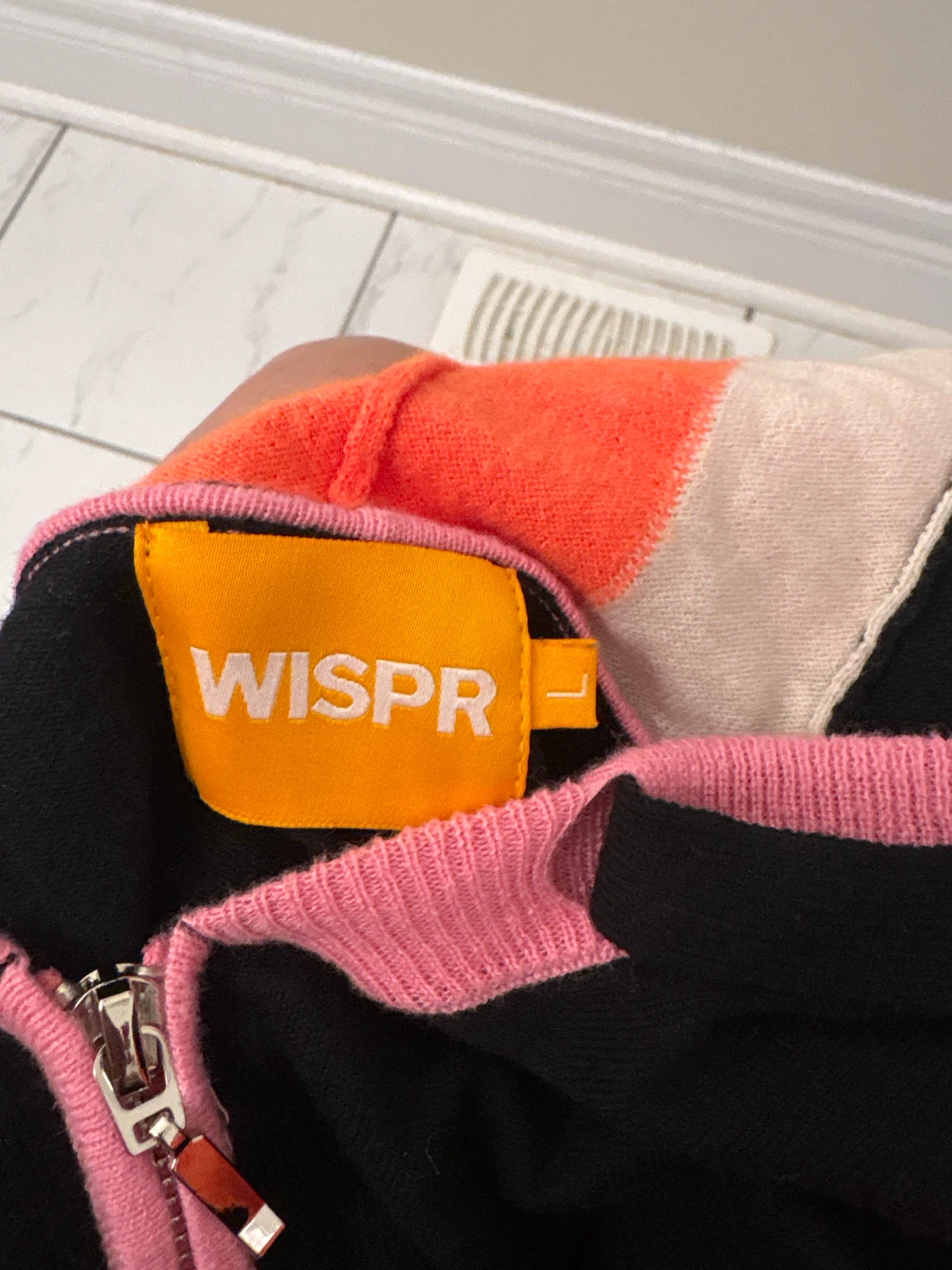 WISPR Colour Block Zip-Up Hoodie