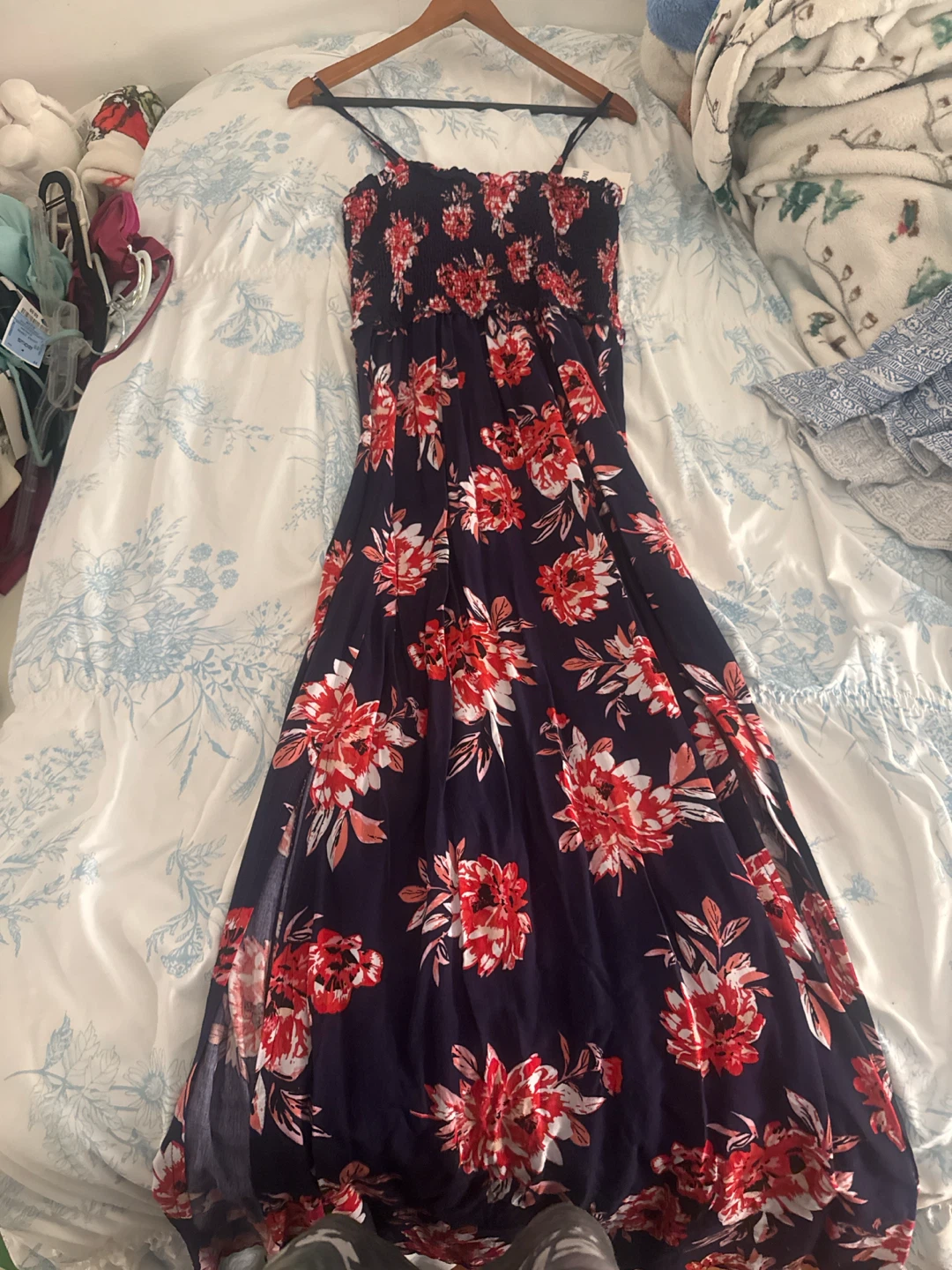 Pacific Vibes Women's Floral Maxi Dress Size L