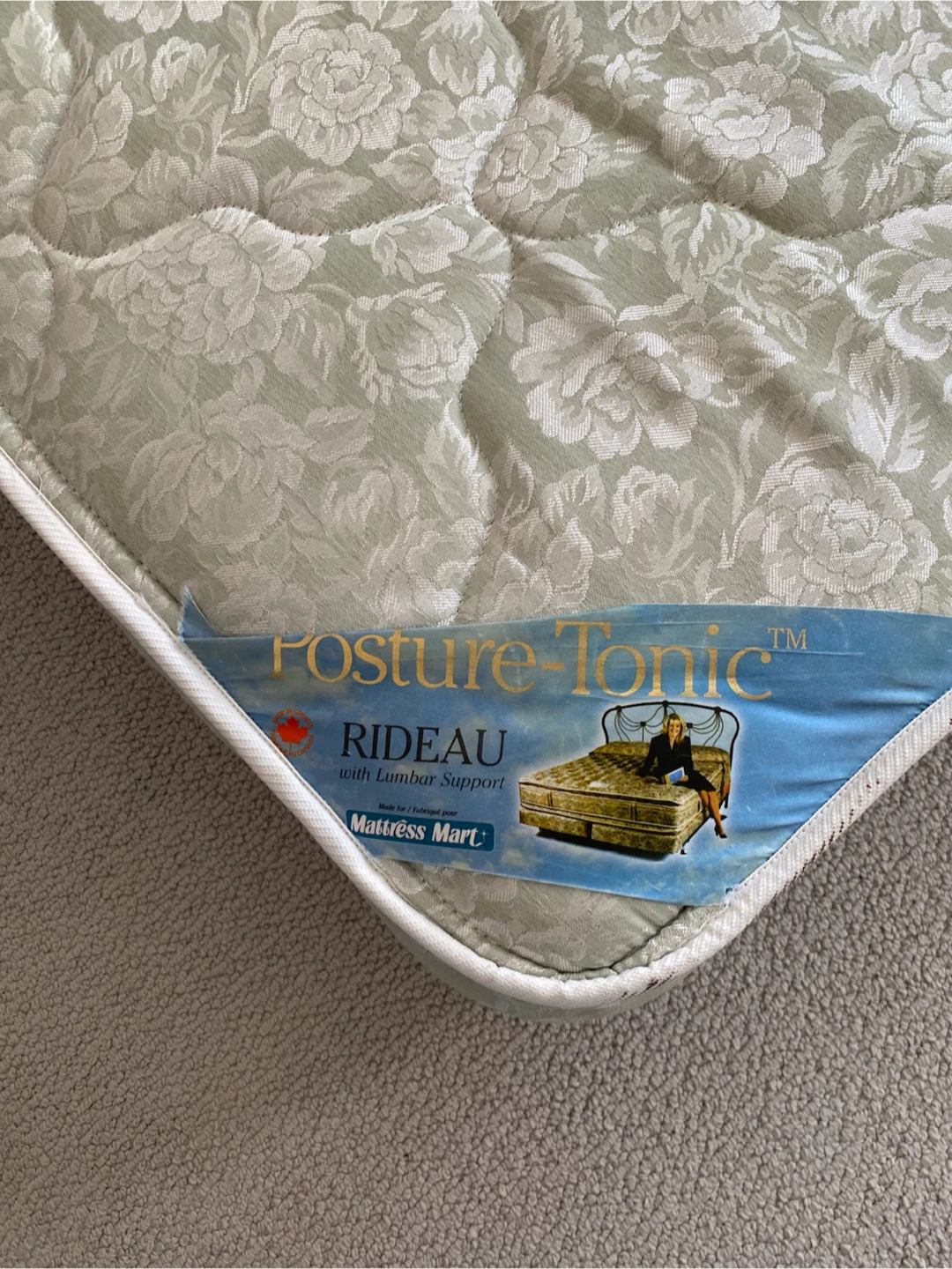 Posture Tonic Rideau Mattress with Lumbar Support