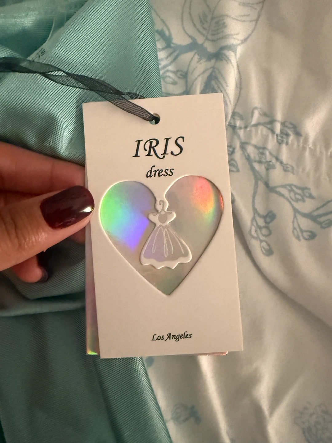 IRIS Dress - Teal - Size L - photo 4