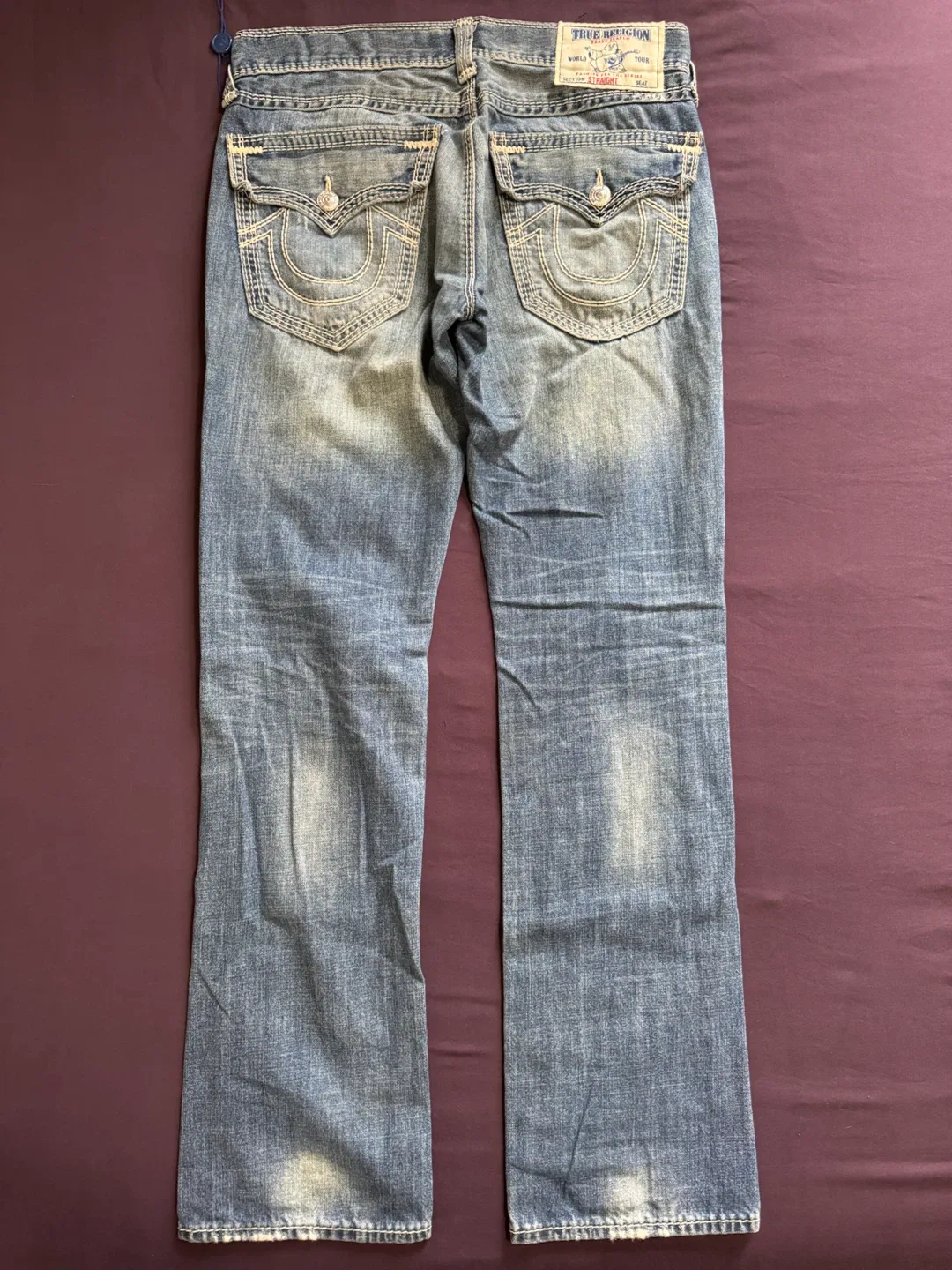 3 Pairs True Religion Jeans Ricky Relaxed Straight Fit - photo 5
