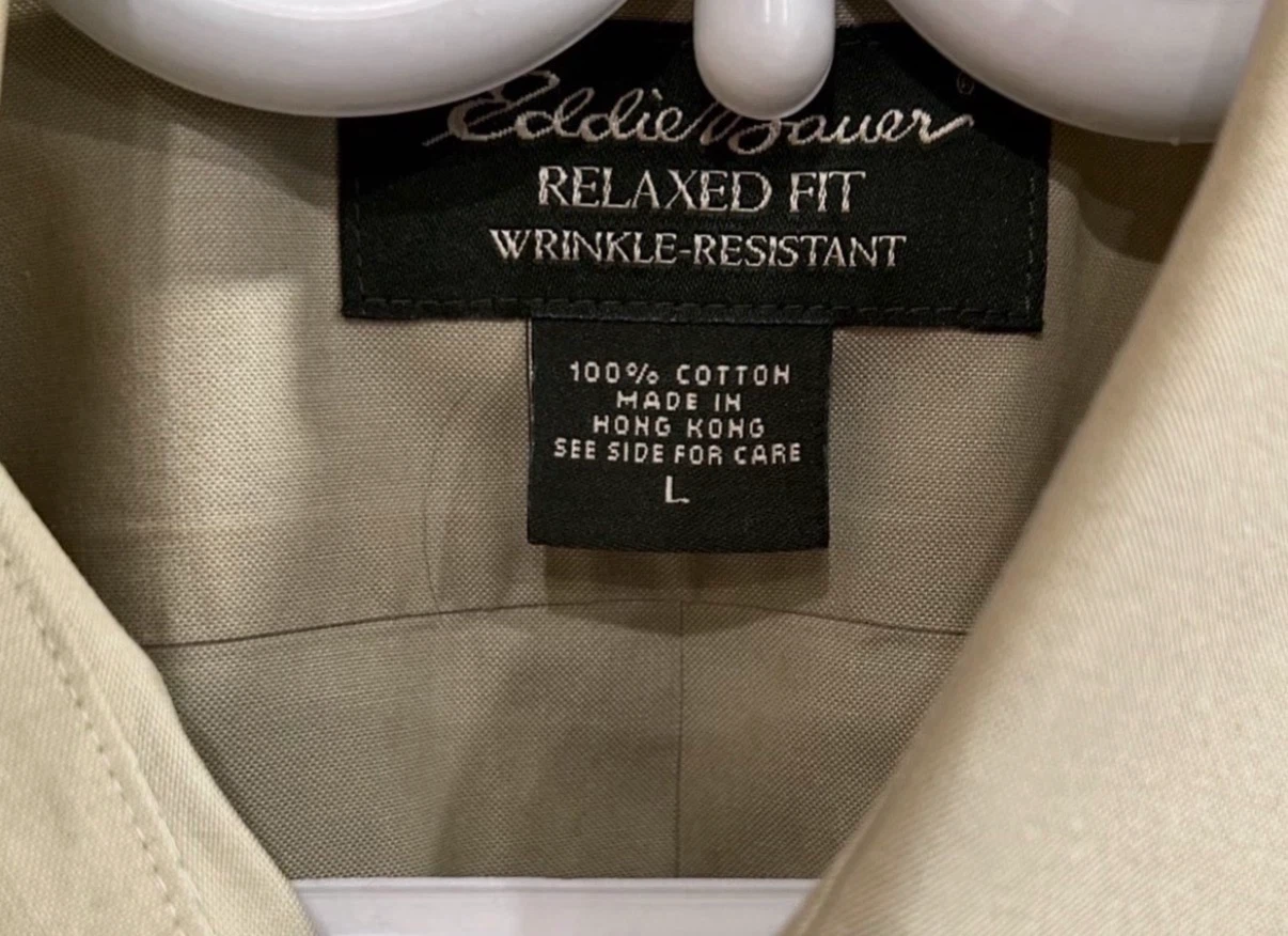 Eddie Bauer Relaxed Fit Wrinkle Resistant Dress Shirt - photo 5