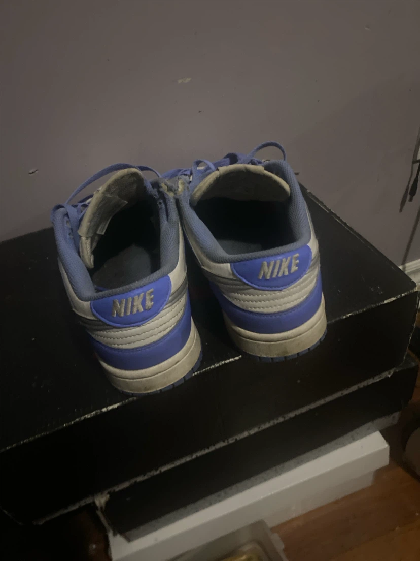 SIZE 10 Nike Dunk Blue and White - photo 2