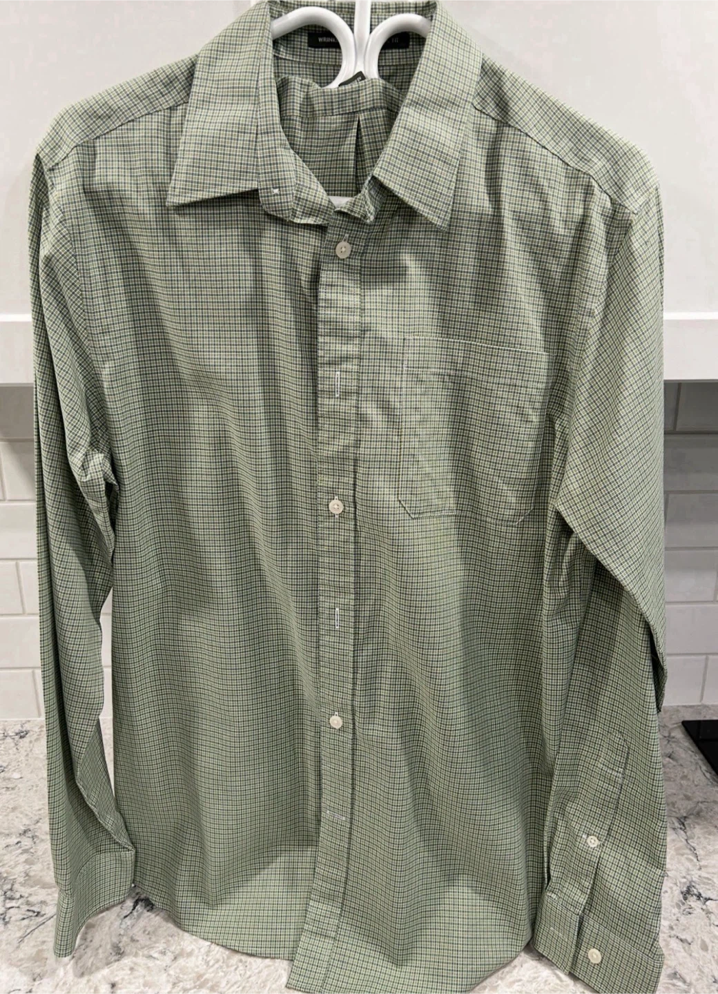 Eddie Bauer Wrinkle Resistant Relaxed Fit Plaid Dressy Shirts - photo 4