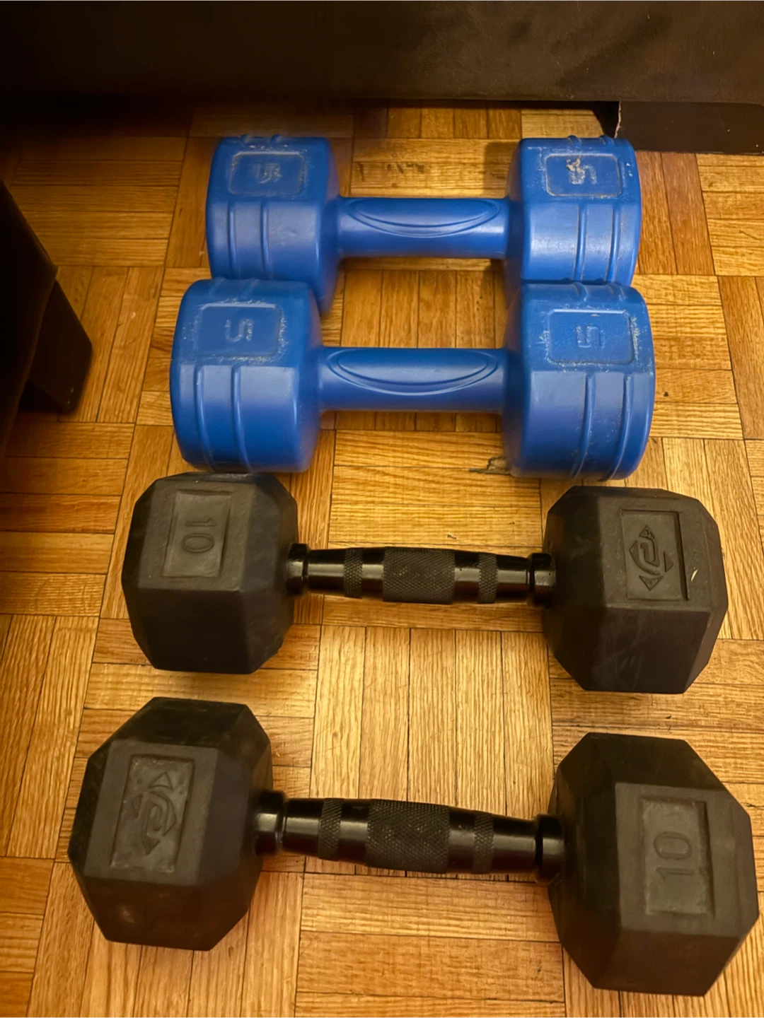 Set of Dumbbells (2x5lb, 2x10lb)
