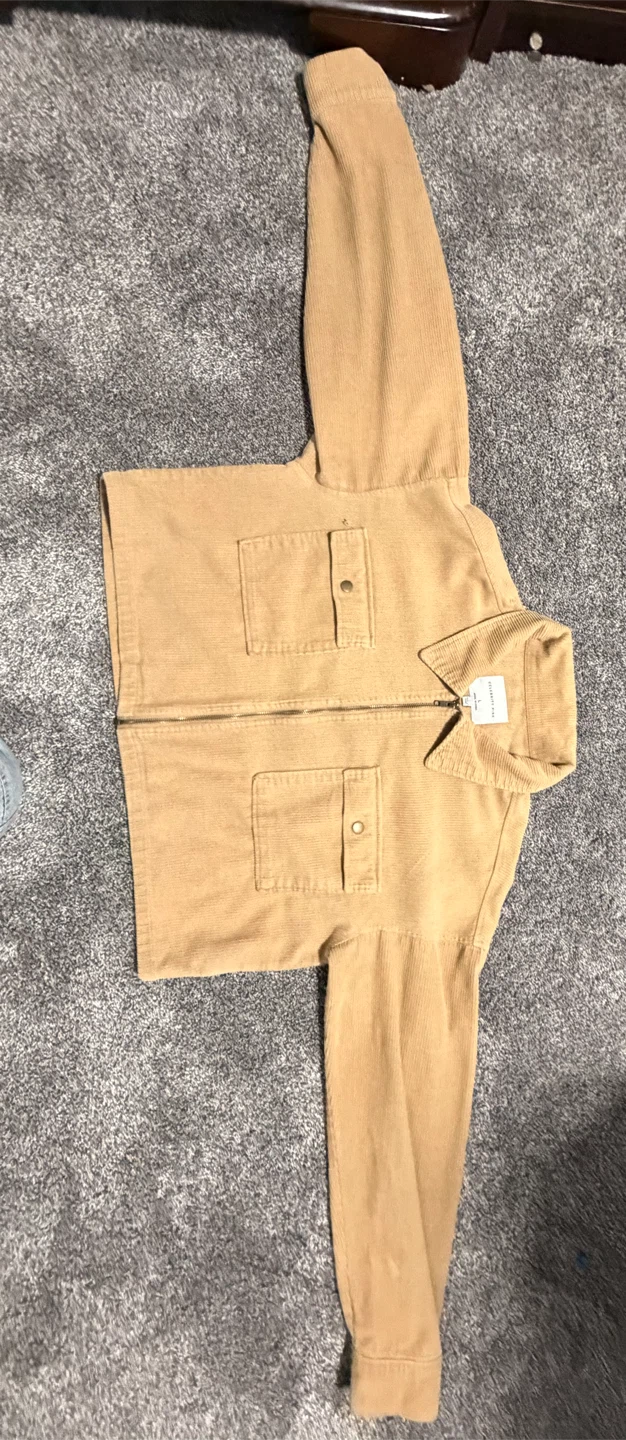Celebrity Pink Corduroy Jacket - Tan, Size L