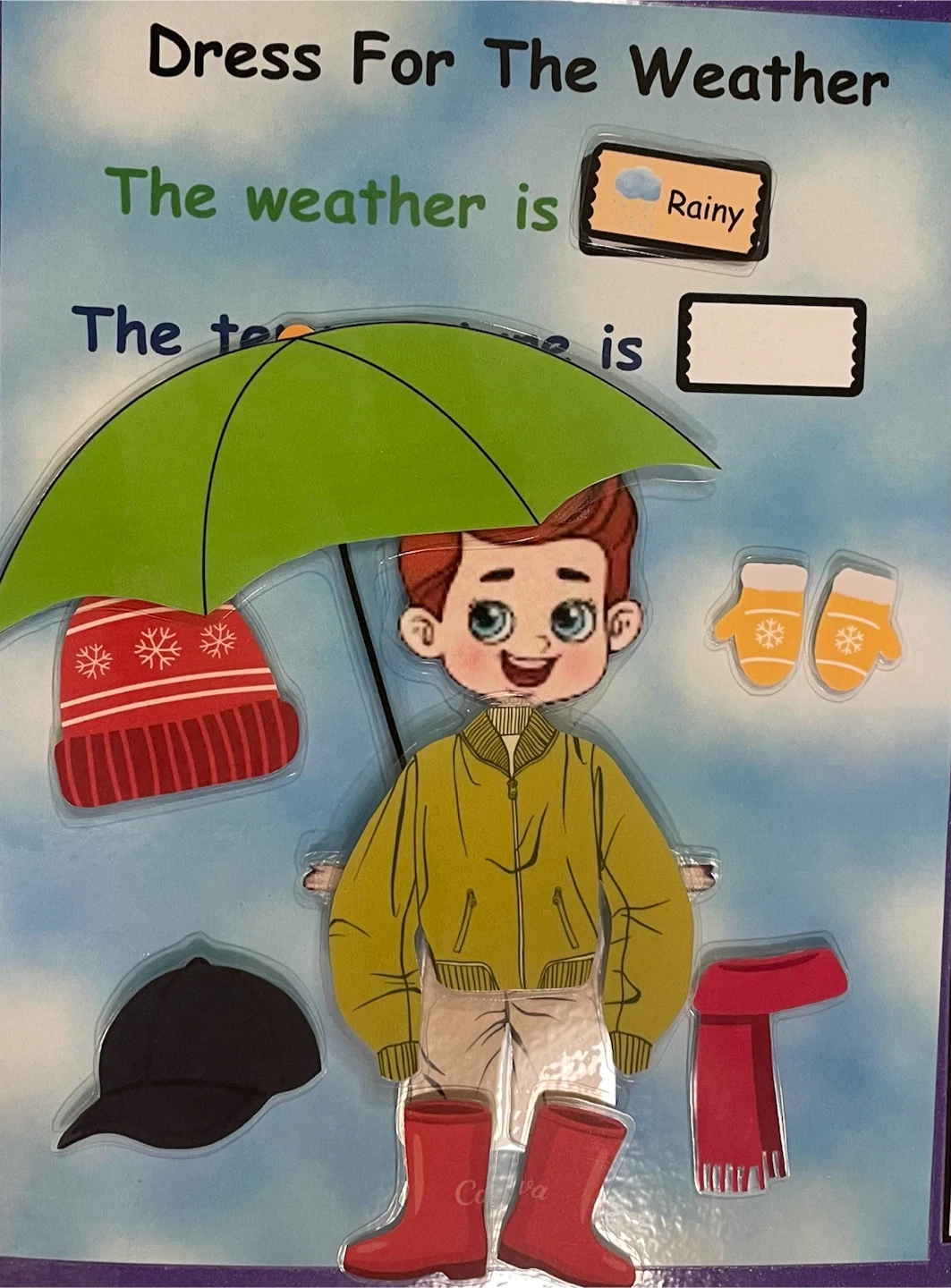 ‘Dress For The Weather’ File Folder Activity - photo 3