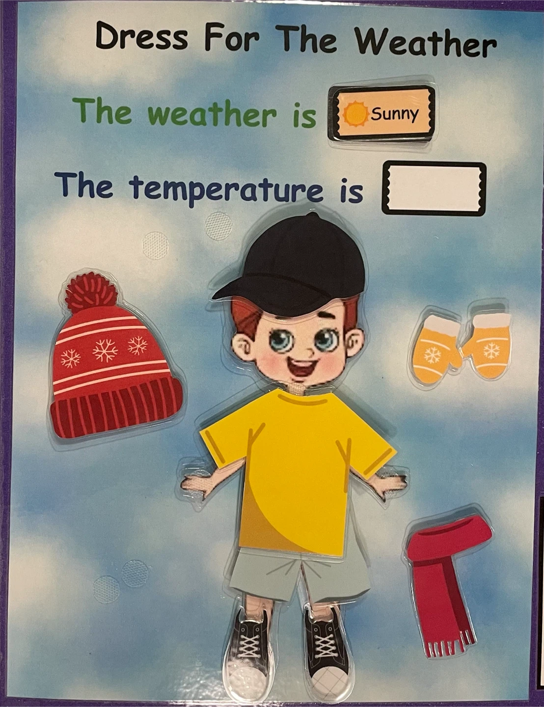 ‘Dress For The Weather’ File Folder Activity - photo 5