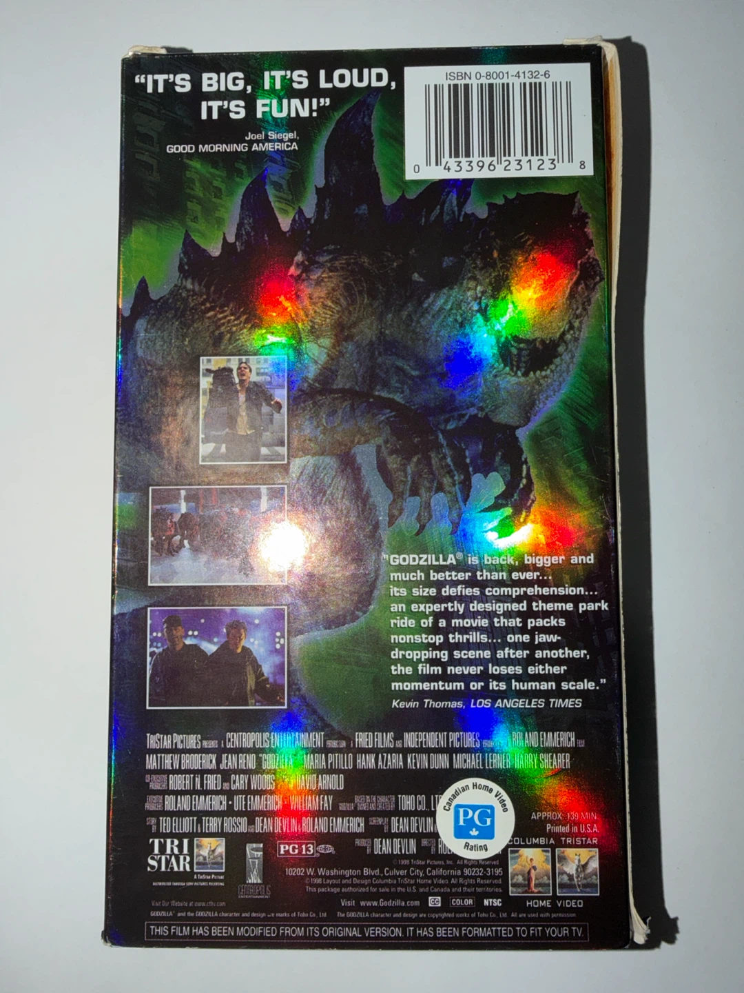 Godzilla VHS Movie - photo 2