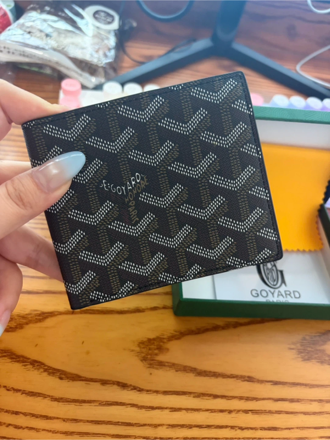 Goyard Black Wallet