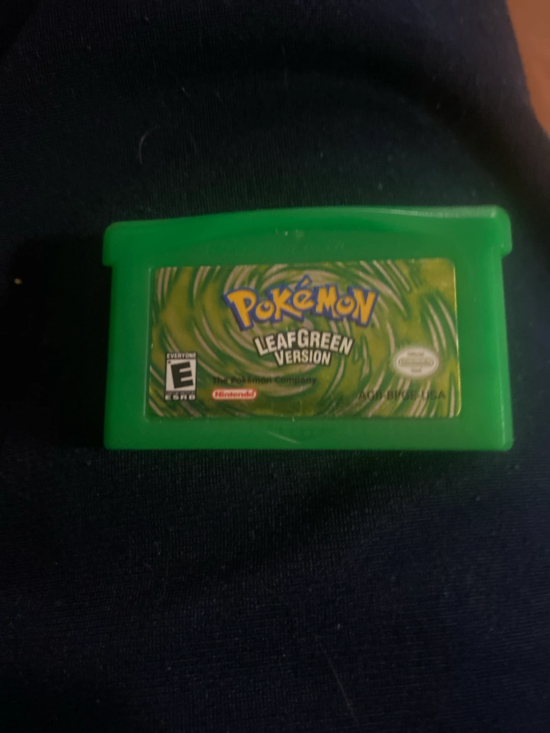 Pokemon LeafGreen Version Game Boy Advance Cartridge
