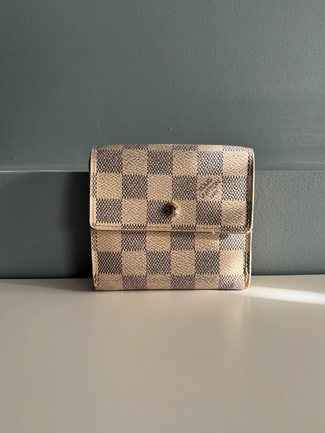 Louis Vuitton Azure Compact Wallet Authentic