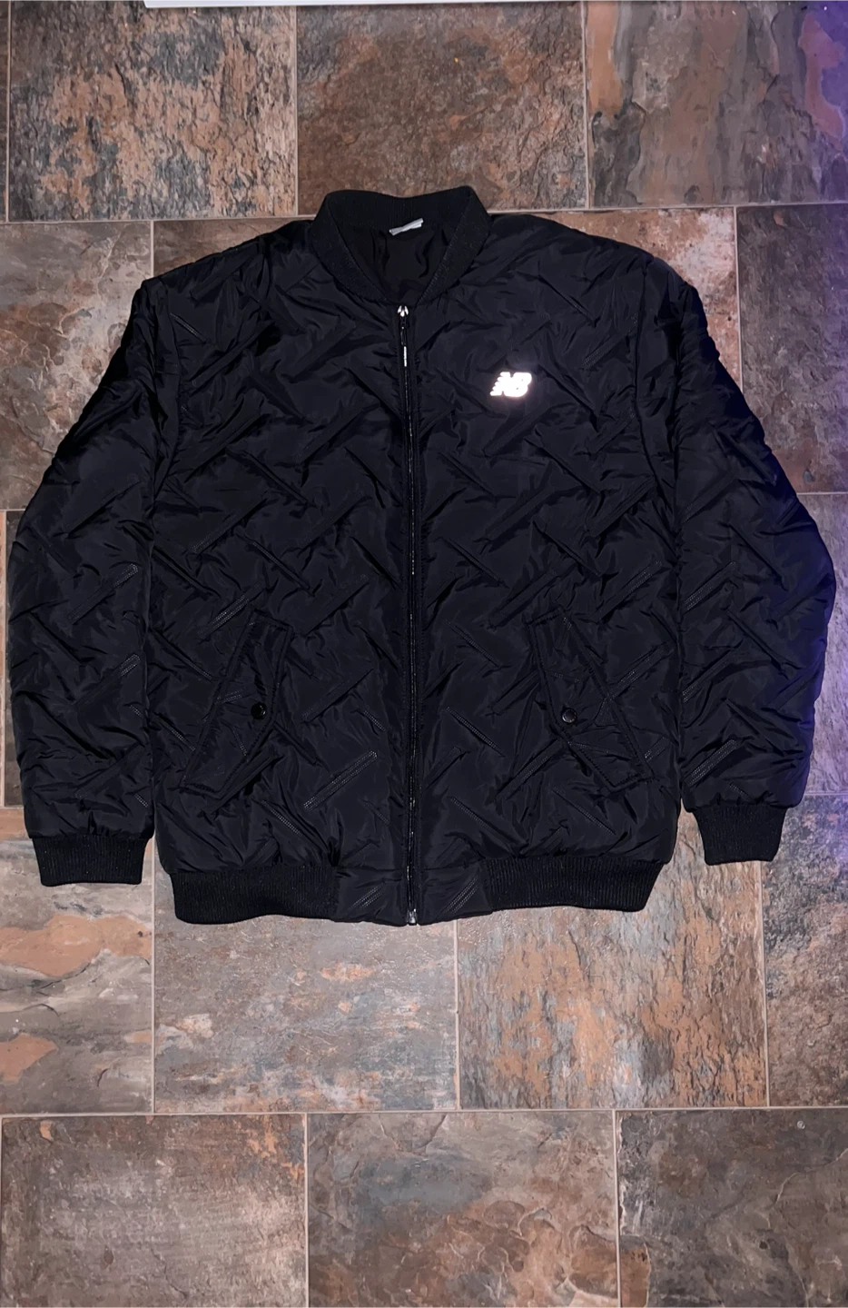 New Balance Black Bomber Jacket