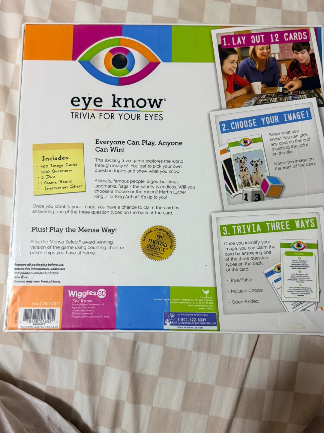 Cardinal Eye Know Trivia Game Card - photo 3