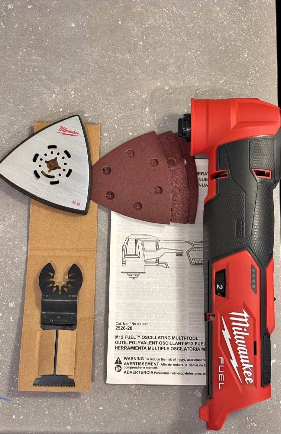 Milwaukee M12 FUEL Oscillating Multi-Tool with Accessories