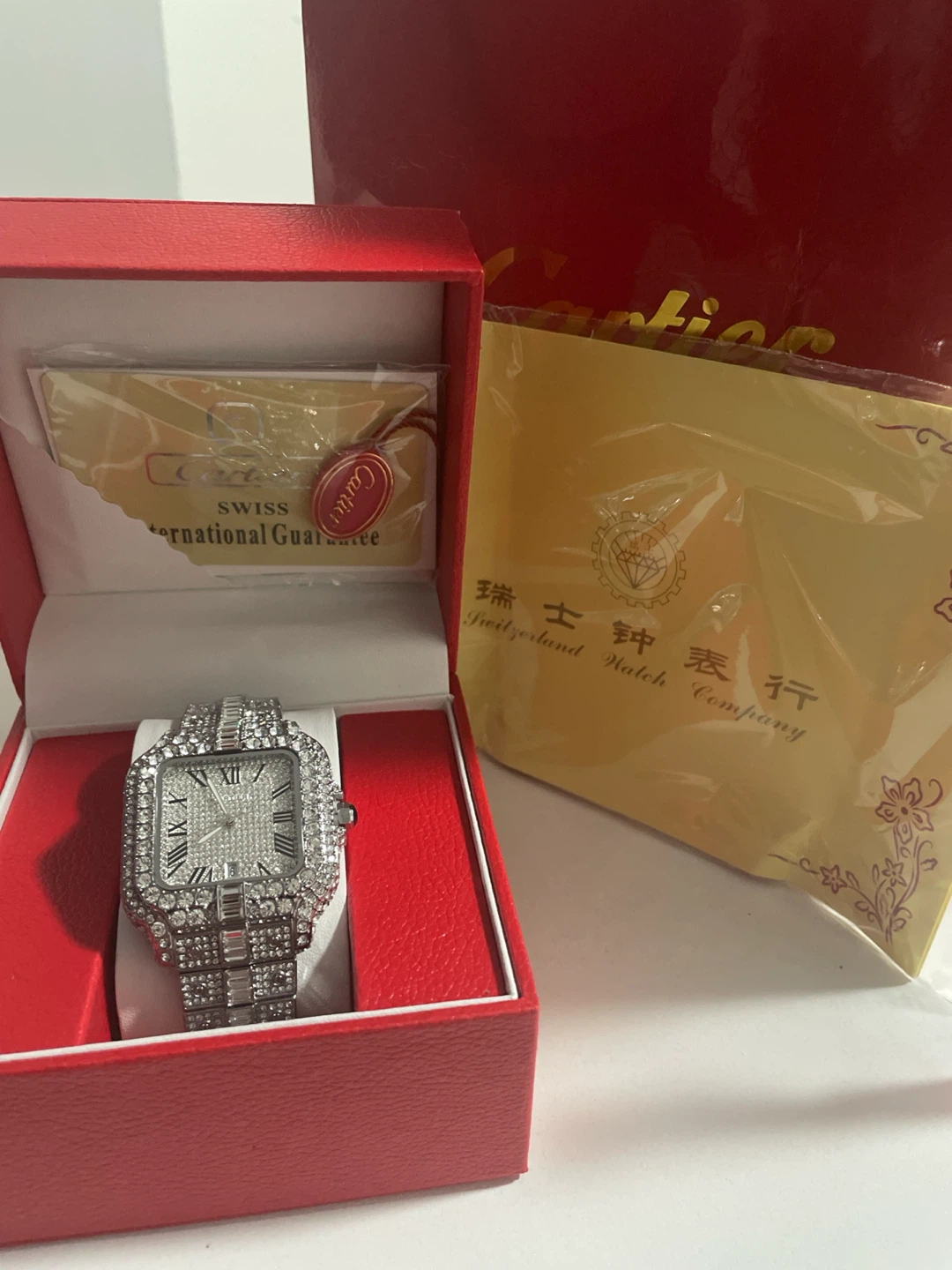 Moissanite watch