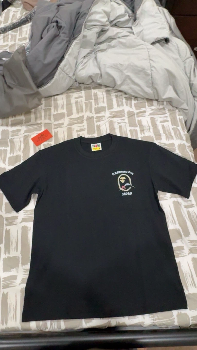 A Bathing Ape Black Graphic T-Shirt